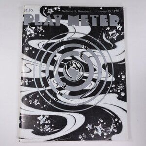 Vintage 1979 Play Meter Magazine - Pinball, Arcade Games, Jukebox, Top 100 Songs